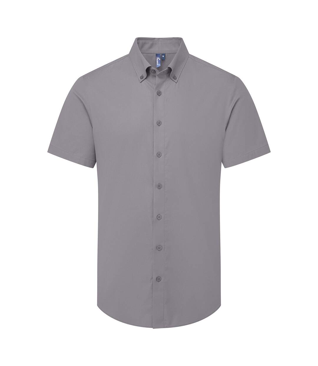 Chemise Habillée Manches Courtes Supreme Homme Gris Acier Premier-2