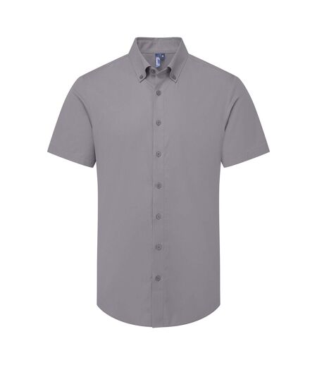 Chemise Habillée Manches Courtes Supreme Homme Gris Acier Premier
