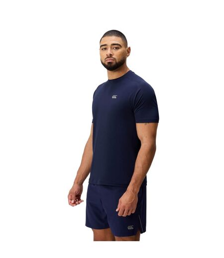 Mens Tempo Training T-shirt Navy Canterbury