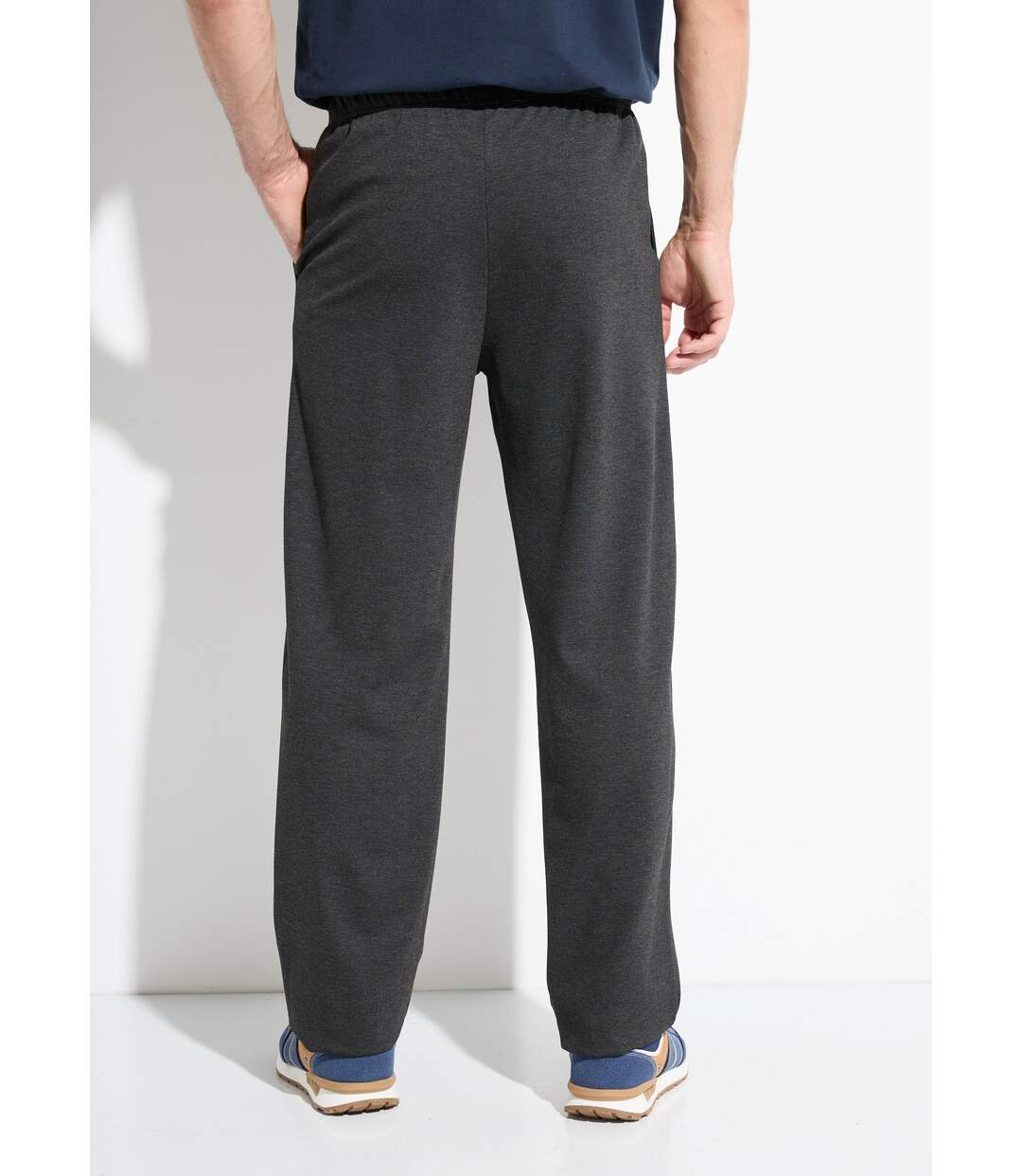 Pantalon extensible ceinture élastiquée-2