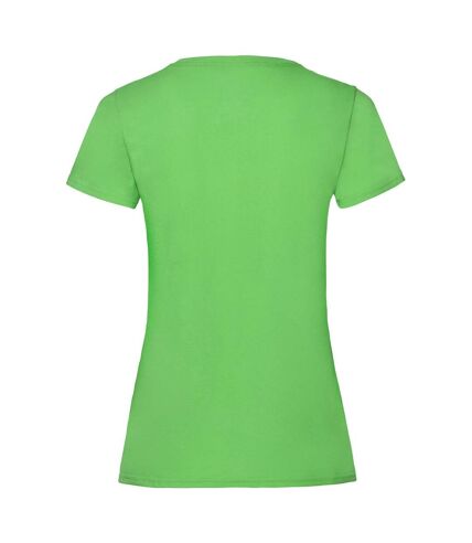 Fruit Of The Loom Ladies/Womens Lady-Fit Valueweight Short Sleeve T-Shirt (Lime)