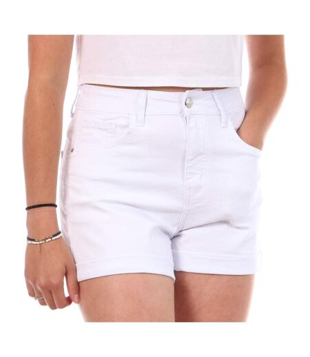 Short blanc femme monday premium lw526 - m