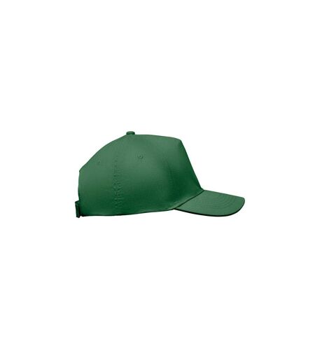 Sunny 5 Panel Baseball Cap Dark Green MidOcean