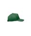 Sunny 5 Panel Baseball Cap Dark Green MidOcean-3