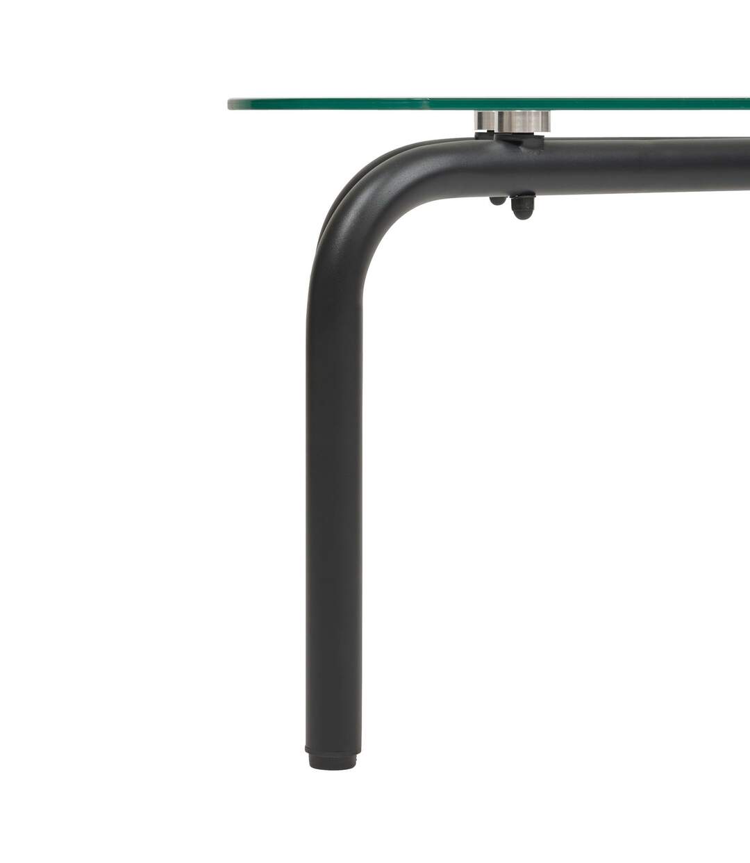 Table basse en verre HECATE - Noir-4