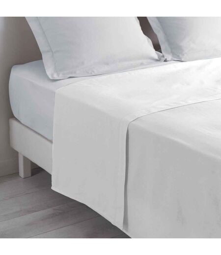 Drap Plat en Coton Biolina 180x290cm Blanc