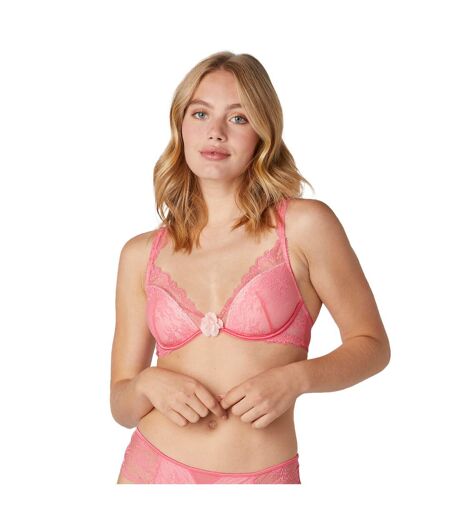 Soutien-gorge coques moulées rose Etoile