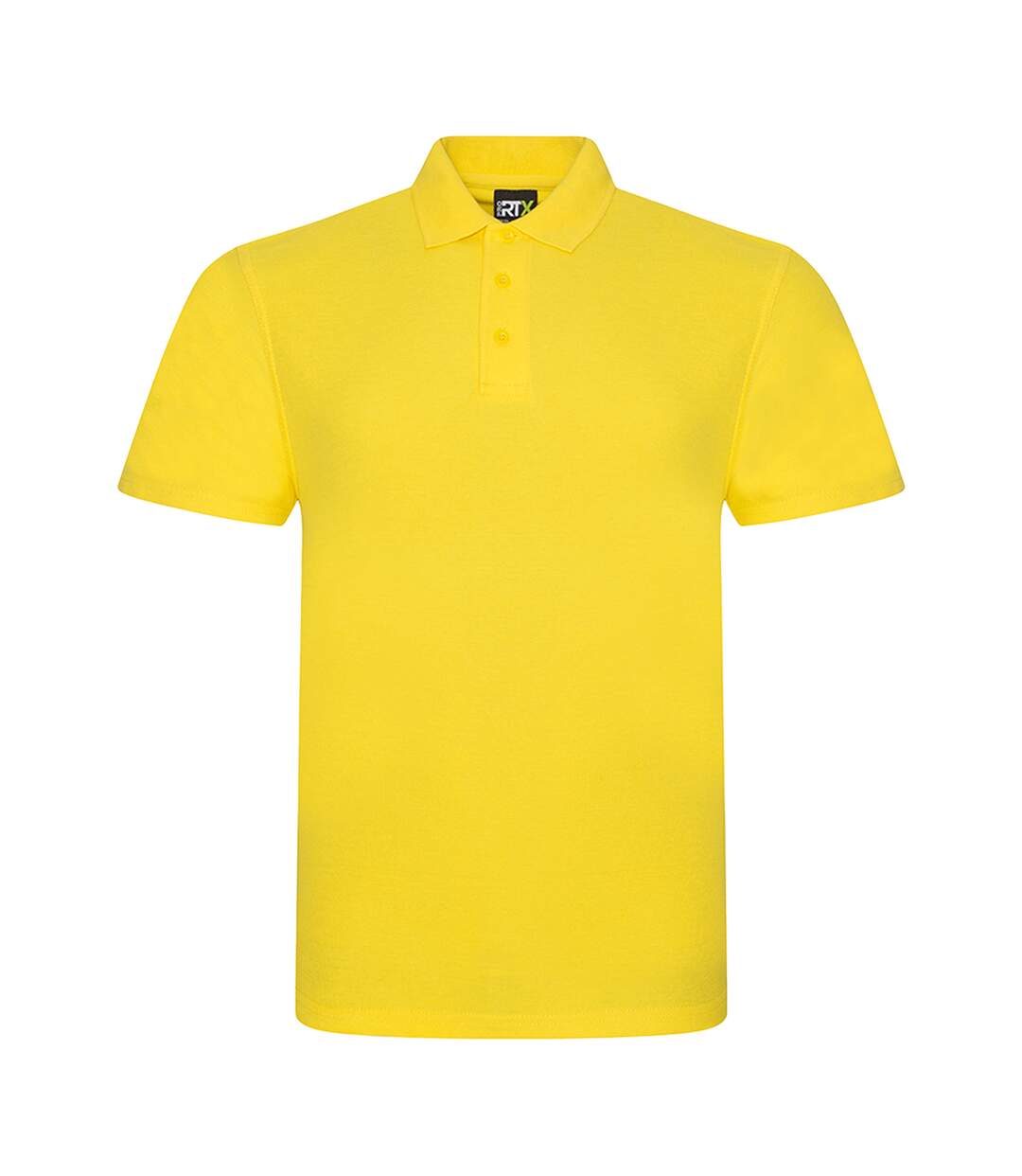 PRO RTX Mens Pro Pique Polo Shirt (Yellow)