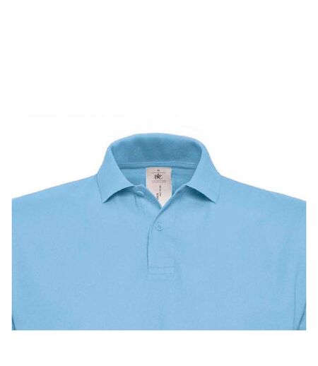 B&c Id.001 Polo À Manches Courtes Pour Hommes Bleu Clair B And C