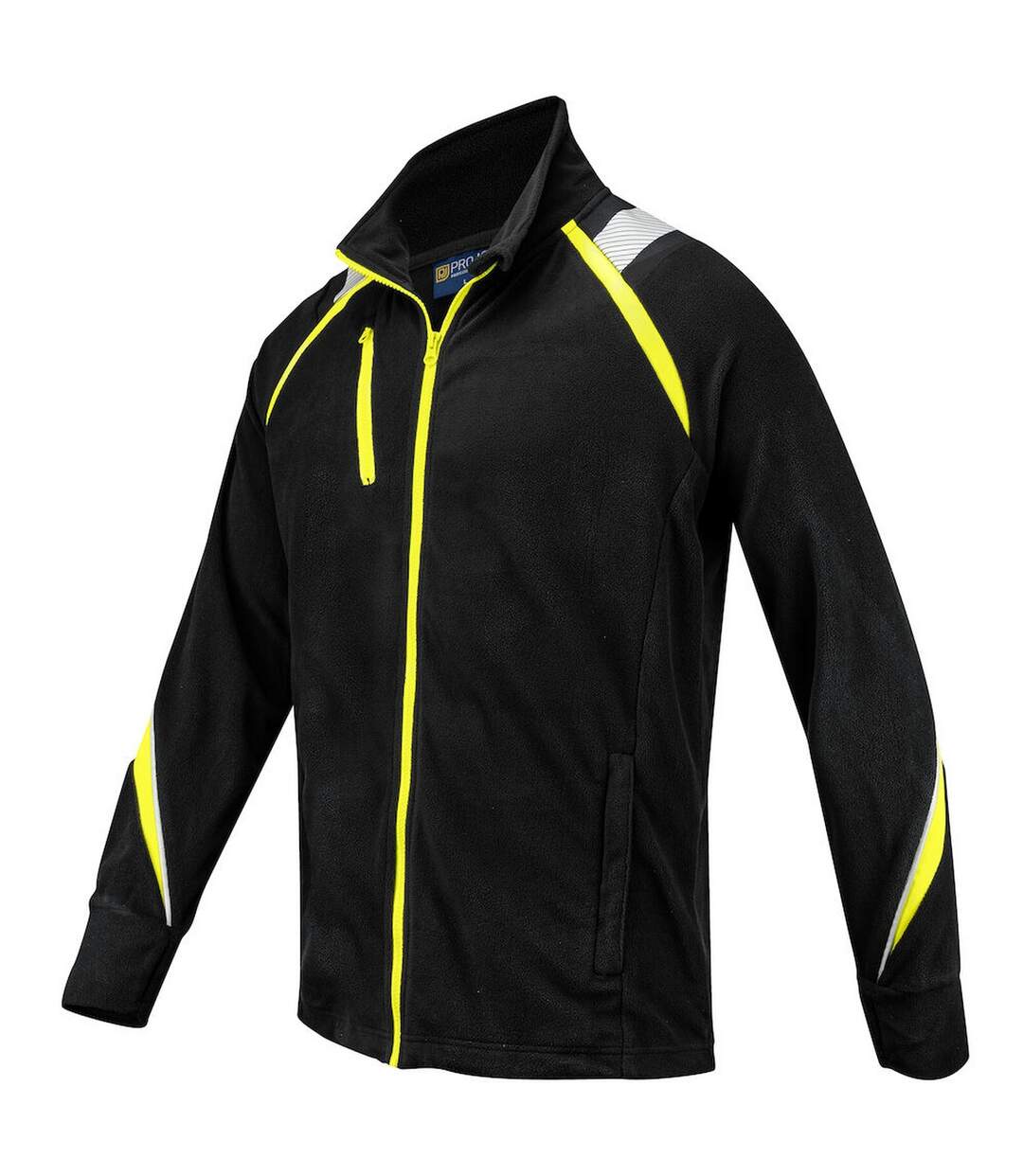 Veste Polaire Homme Jaune Noir Projob-3