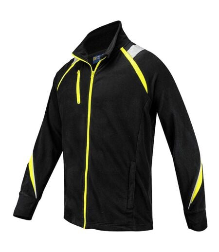 Veste Polaire Homme Jaune Noir Projob