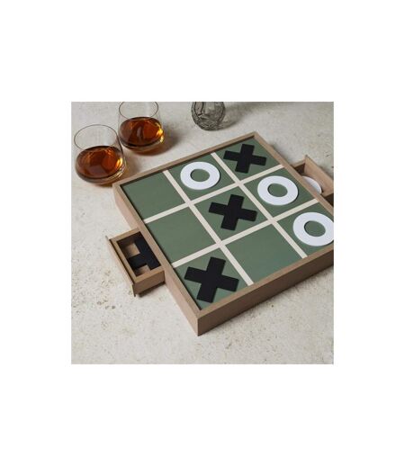 Jeu Morpion Tic Tac Toe 30cm Naturel