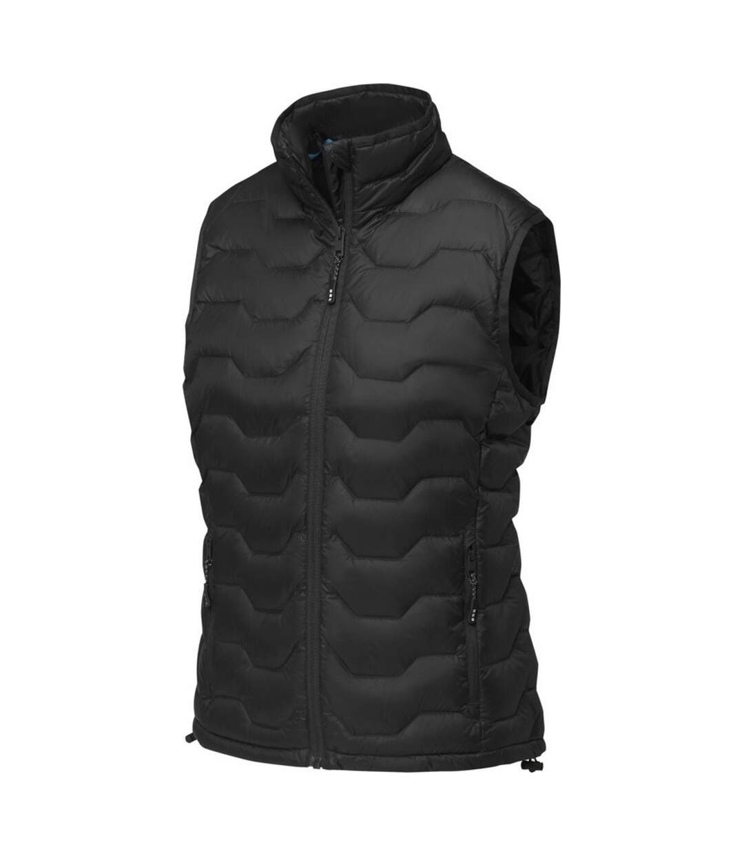 Womens/ladies epidote insulated recycled gilet solid black Elevate NXT