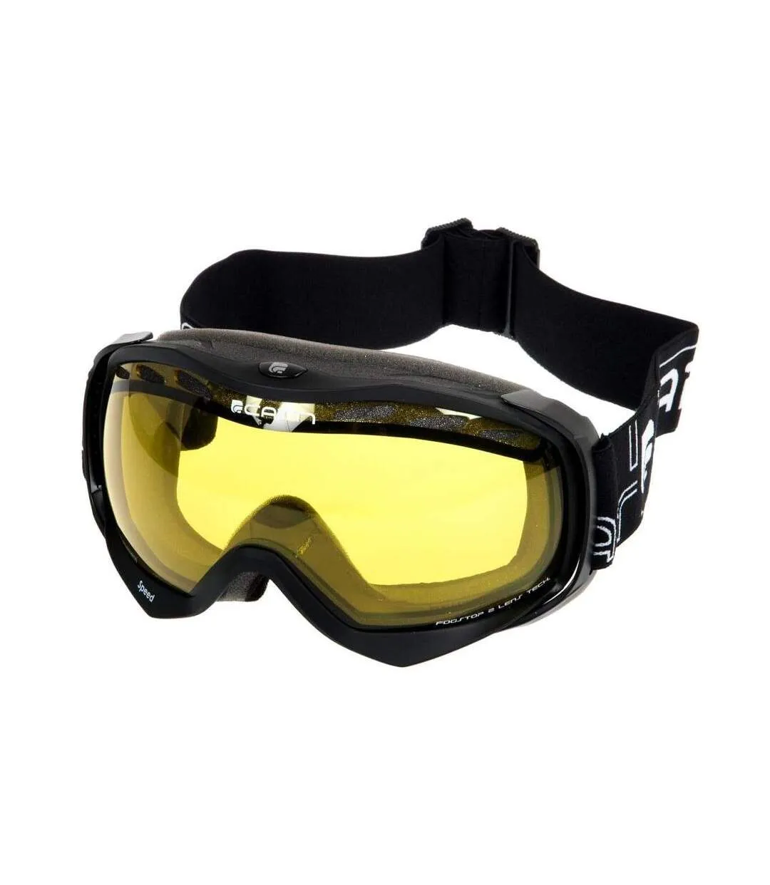 Masque de ski noir/jaune homme/femme cairn speed spx1-1
