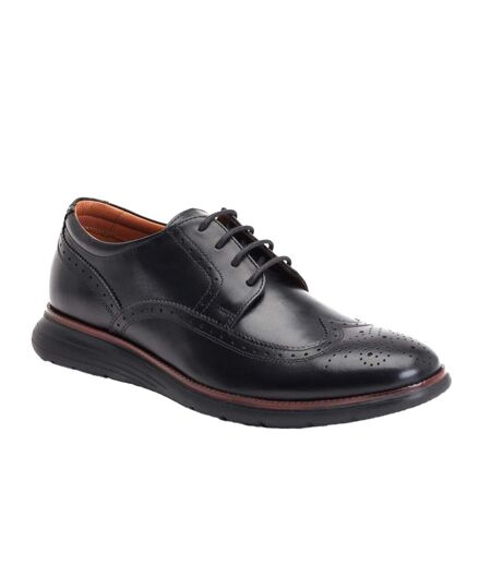 Chaussures Brogues Flight Homme Noir Base London