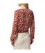 Haut Portefeuille Motif/style Imprimé Animal Femme Rouge Foncé Vero Moda-2
