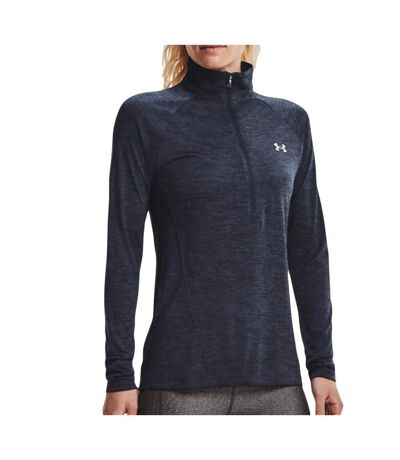 Pull ½ zip Marine Femme Under Armour Twist - L