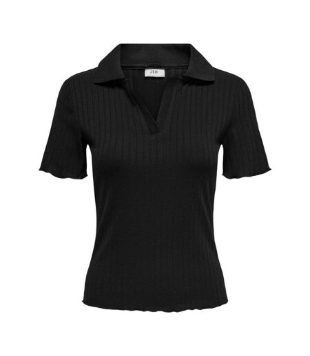 Polo noir femme jdy lori - l