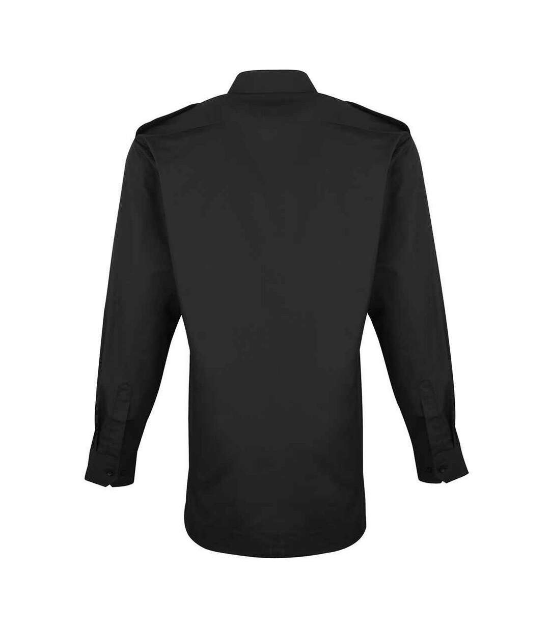 Chemise Pilote Homme Noir Premier-2