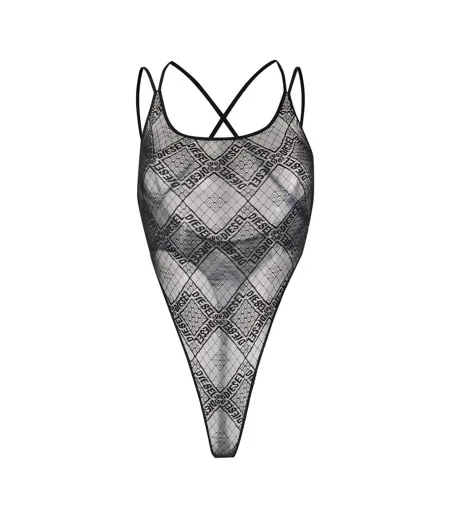 Body Motif/style Logo Partout Brita Femme Noir Diesel