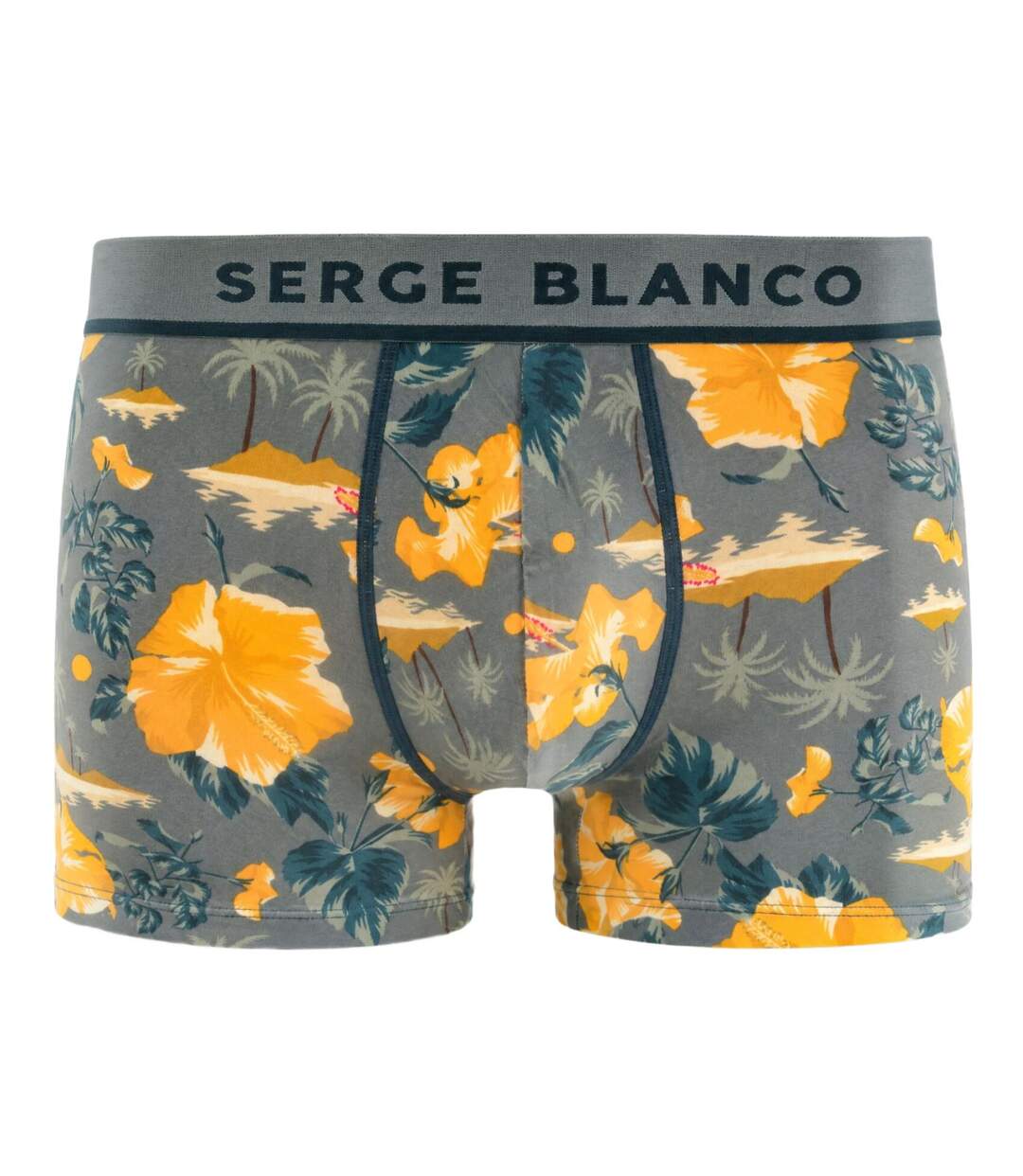 Lot de 3 boxers en coton Homme Flower 12 Serge Blanco-4