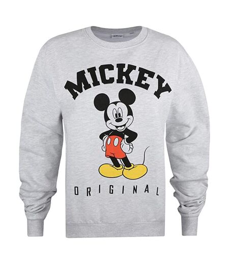 Disney - Sweat HELLO - Femme (Gris clair / Noir) - UTTV1079