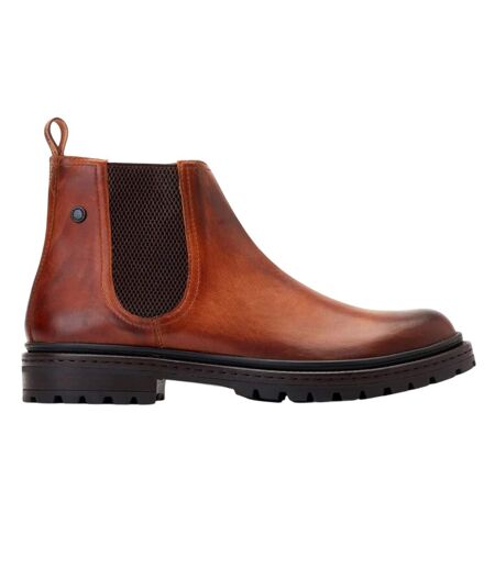 Bottines Chelsea Walsh Homme Brun Clair Base London