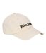 Classic Logo Cotton Baseball Cap Cream Palm Angels-1