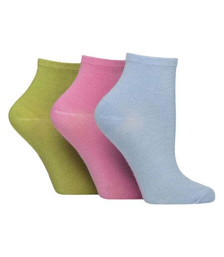 SOCKSHOP - Lot de 3 paires de socquettes respirantes en bambou femme