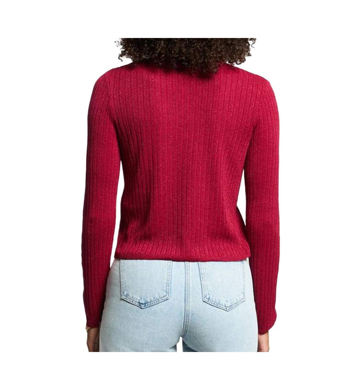 Gilet rouge femme morgan mizor-2