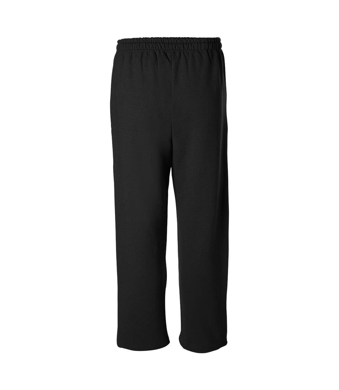 Mens Heavy Blend Open Bottom Sweatpant / Jogging Pants Black Gildan-2
