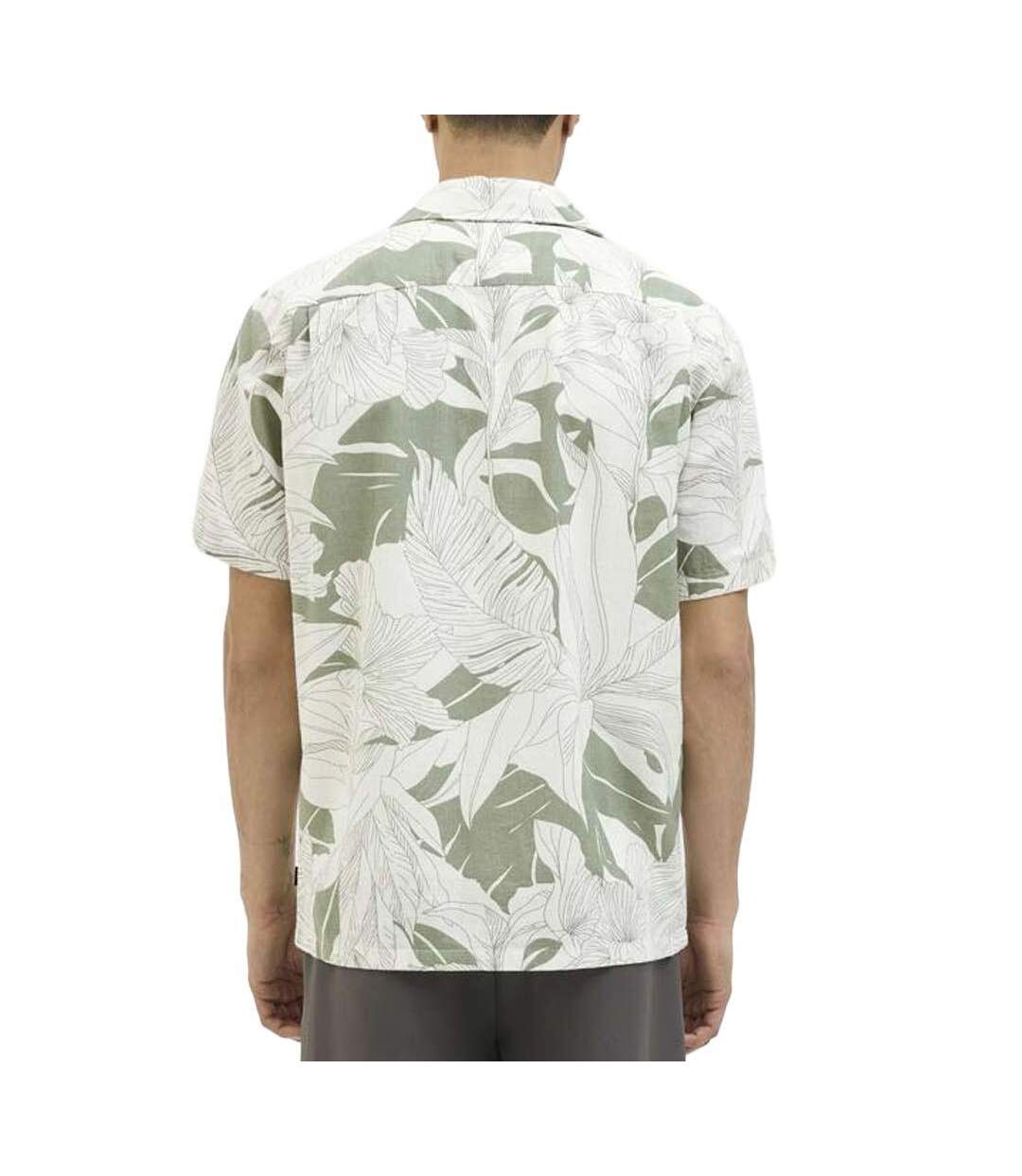 Chemise verte/beige homme jack & jones blubahamas-2