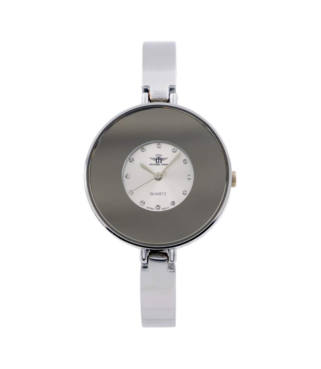 Montre Femme Métal Argenté Strass M. JOHN