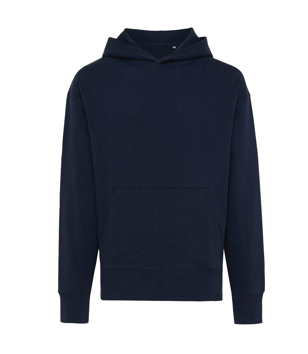 Unisex Adult Yoho Recycled Cotton Relaxed Fit Hoodie Navy Iqoniq-2