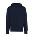 Unisex Adult Yoho Recycled Cotton Relaxed Fit Hoodie Navy Iqoniq-2
