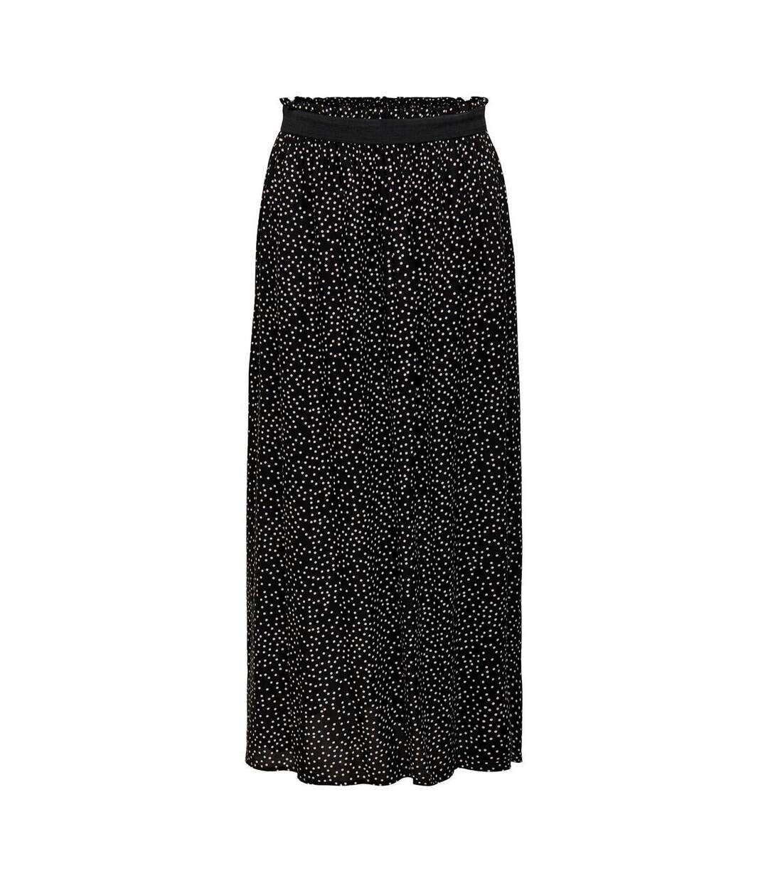 Jupe Longue Motif/style À Pois Femme Noir Only-2