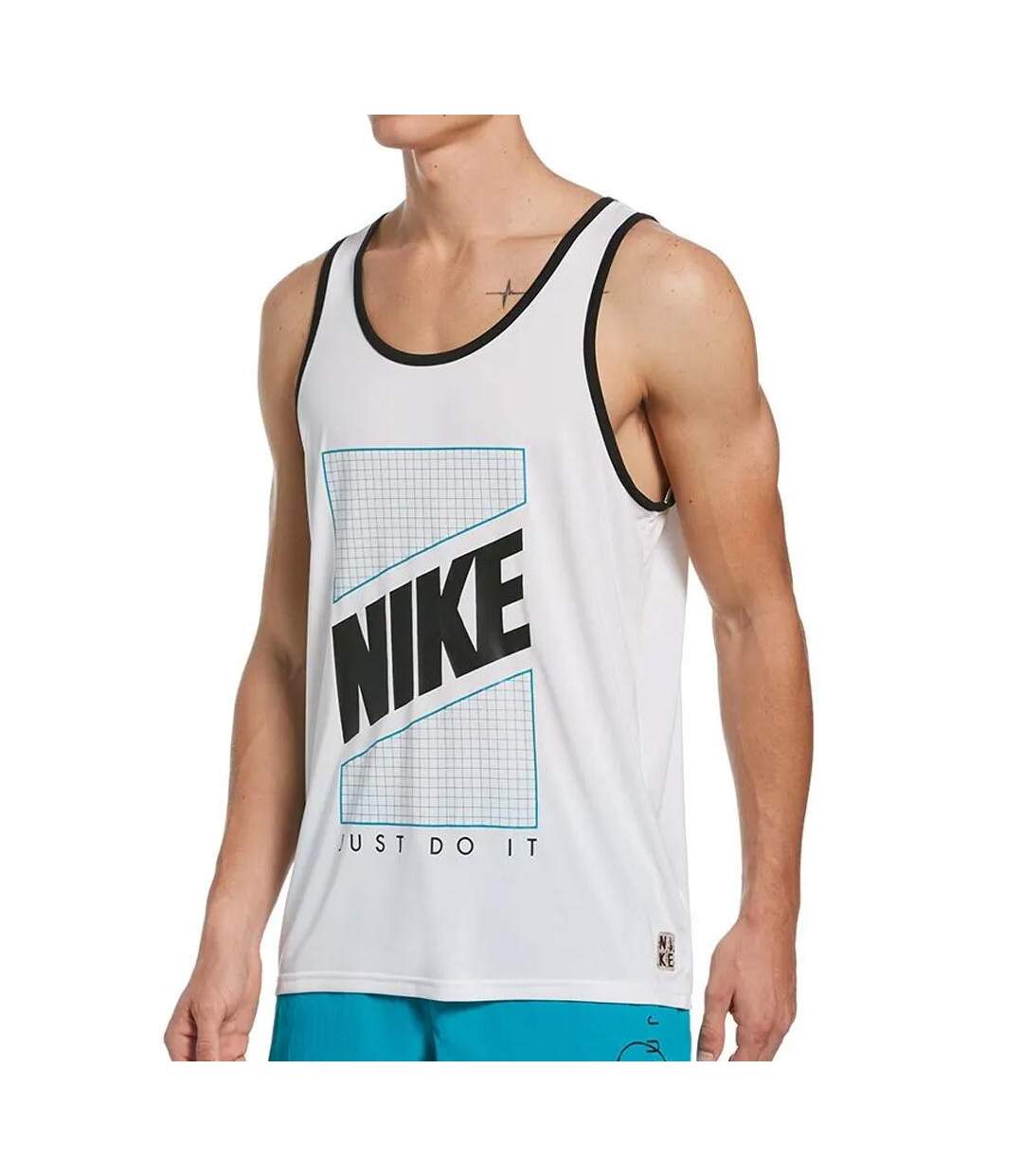 Débardeur Blanc Homme Nike Tank - L-1