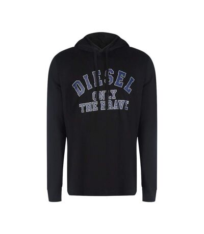 Unisex Adult The Brave Logo Hoodie Black Diesel