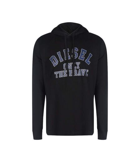 Unisex Adult The Brave Logo Hoodie Black Diesel