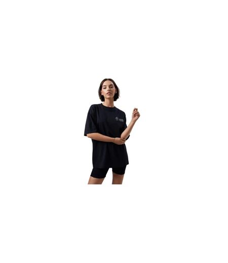 T-shirt Mindset Femme Noir Vif Original Creator