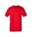 T-shirt Basique À Col Rond Pour Hommes Rouge De La Ville Build Your Brand-2