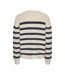 Pull bleu/blanc femme pieces klara-2