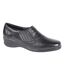 Mod Comfys - Chaussures de ville en cuir souple - Femme (Noir) - UTDF1212