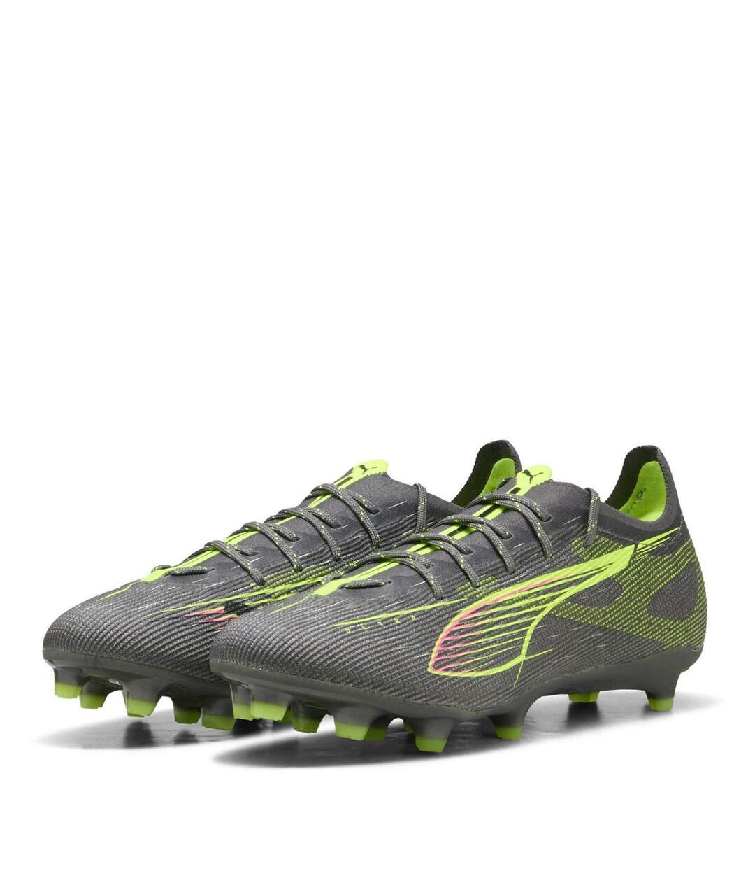 Mens Ultra Pro Firm Ground Football Boots Matted Silver Puma-1