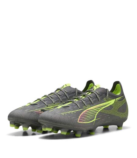 Mens Ultra Pro Firm Ground Football Boots Matted Silver Puma