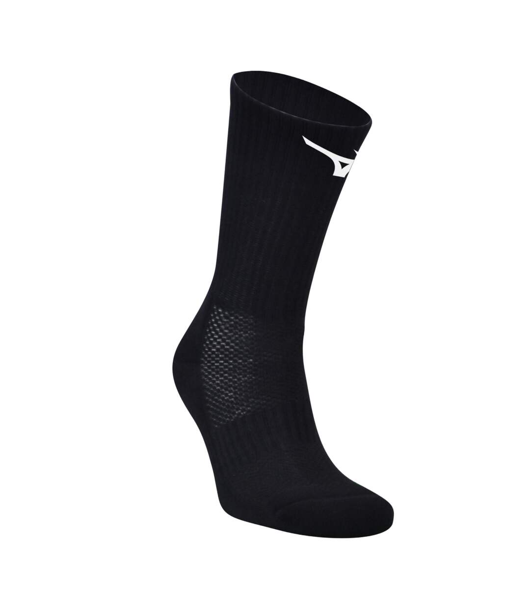 Unisex Adult Crew Socks Black Mizuno-2