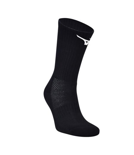 Unisex Adult Crew Socks Black Mizuno