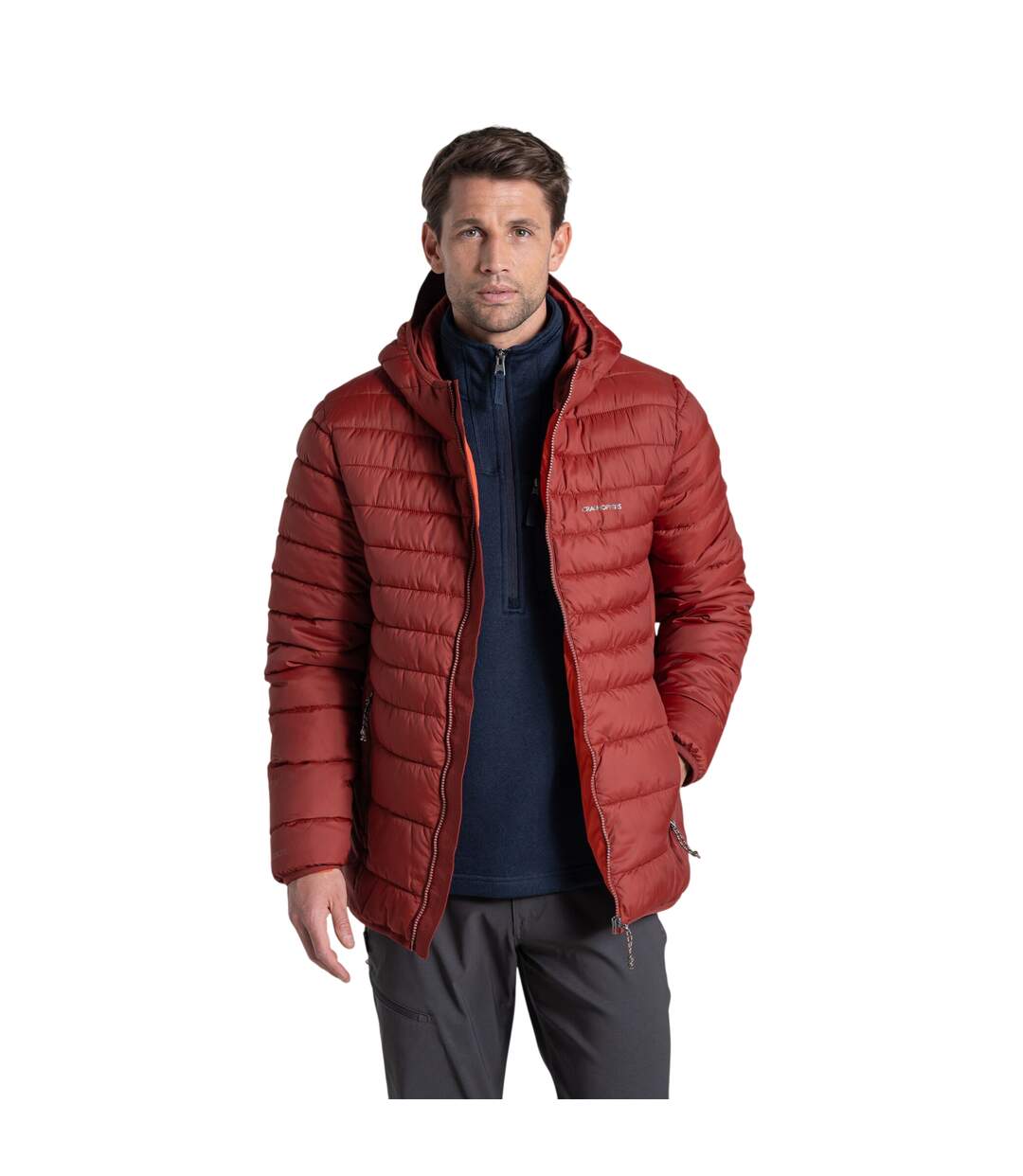 Doudoune Matelassée Compresslite Homme Jaspe Rouge Craghoppers-4