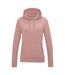 Sweat à capuche college femme vieux rose Awdis Awdis