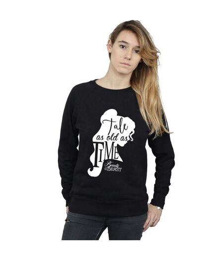 Disney Sweat-shirt Womens/Ladies Tale As Old As Time (Noir) - UTBI32657